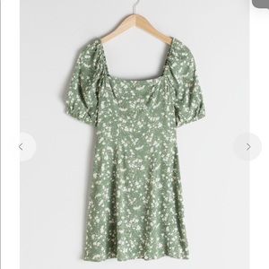 And Other Stories Puff Sleeve Mini Dress